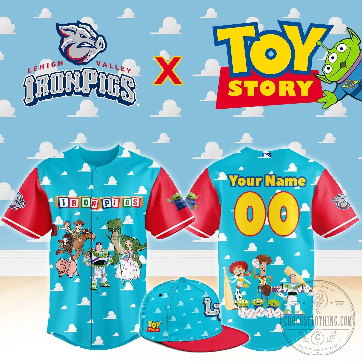 _Pigs Toy Story Night Limited Custom Jersey