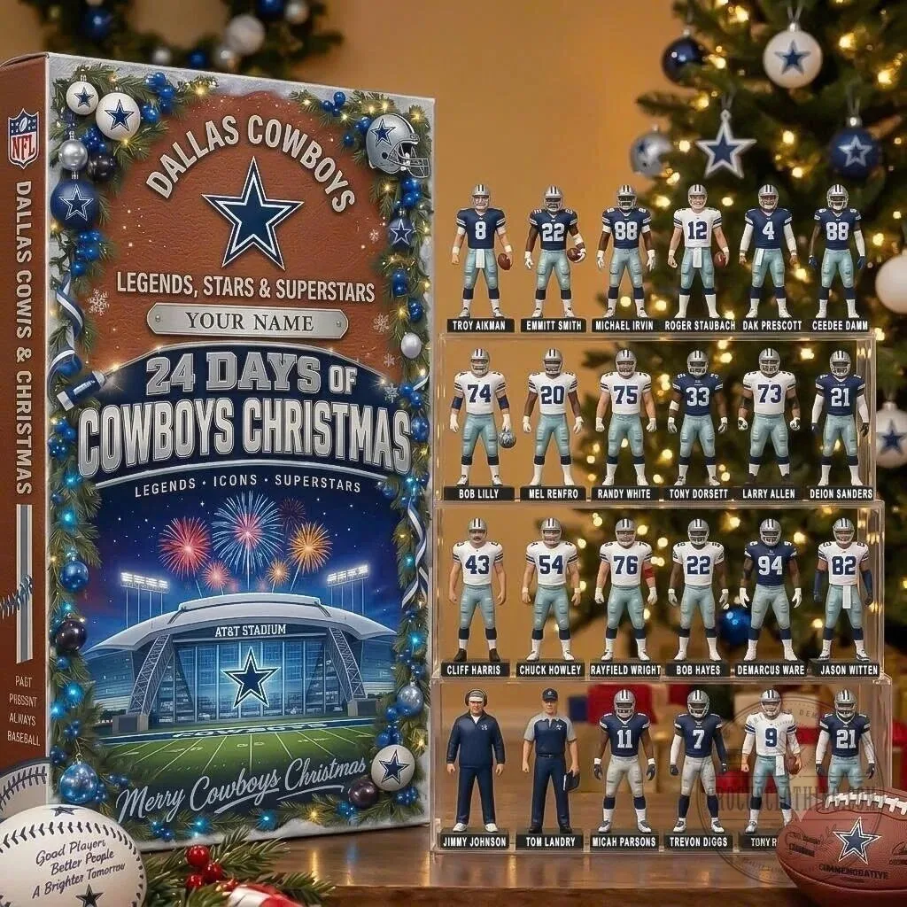 Dallas Cowboys 24 Days of Christmas Legends Stars Superstars Advent Calendar