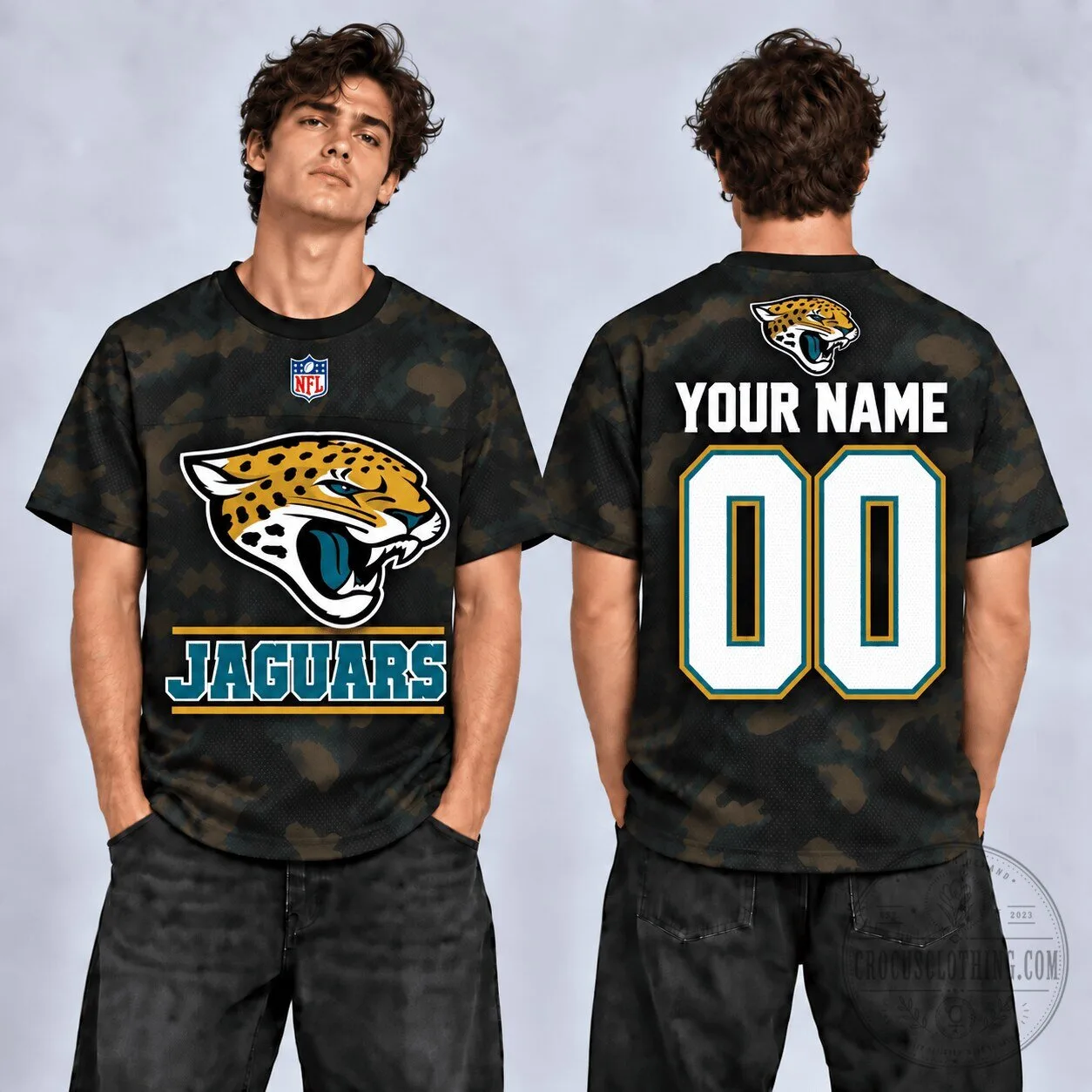 Jacksonville Jaguars Personalized Custom Name and Number Football Jersey