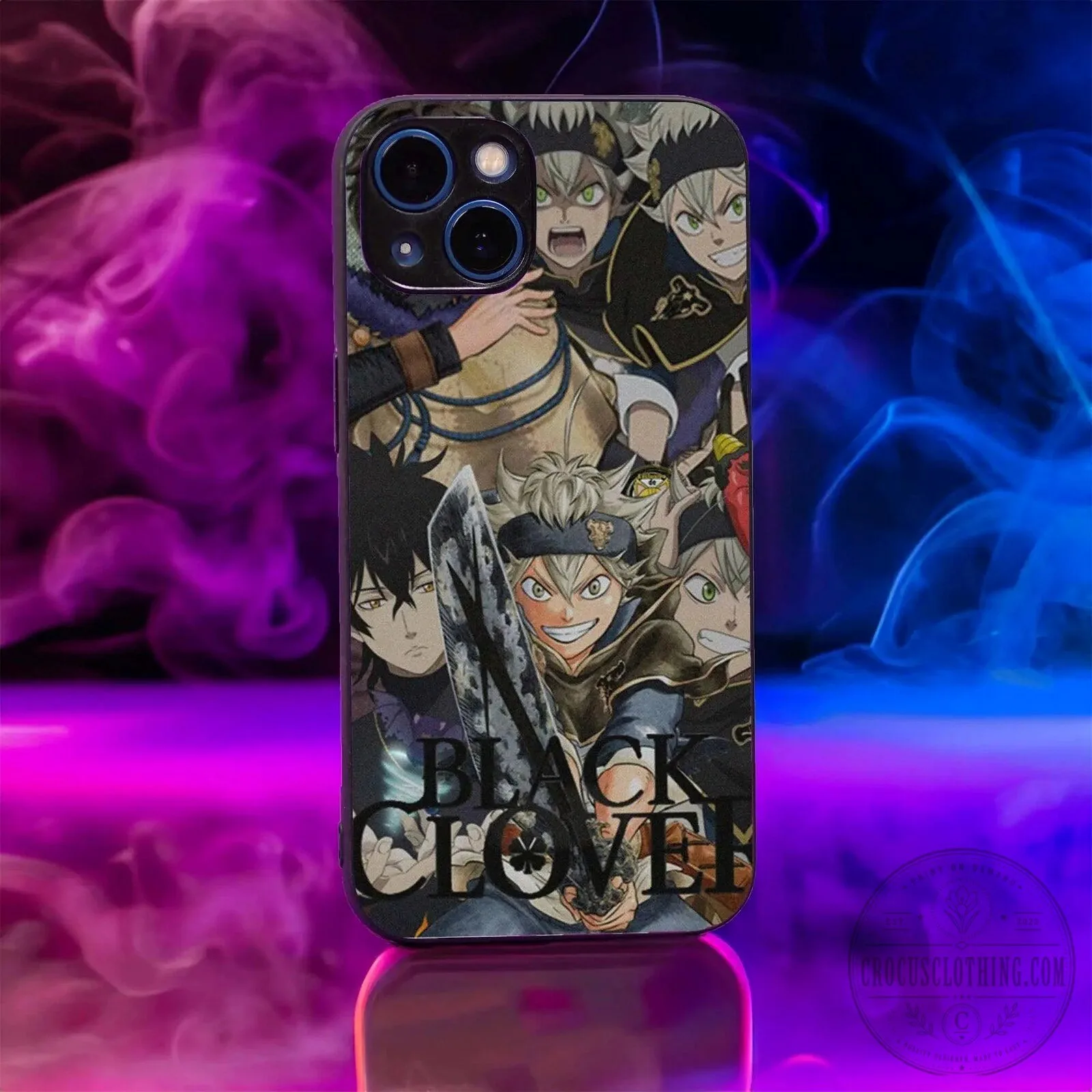Black Clover Anime Characters Protective Phone Case
