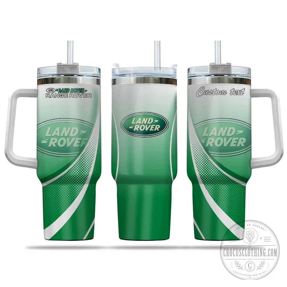 Land Rover Range Rover Custom Name Green Gradient Insulated Tumbler with Handle 9 Land Rover Range Rover Custom Name Green Gradient Insulated Tumbler with Handle