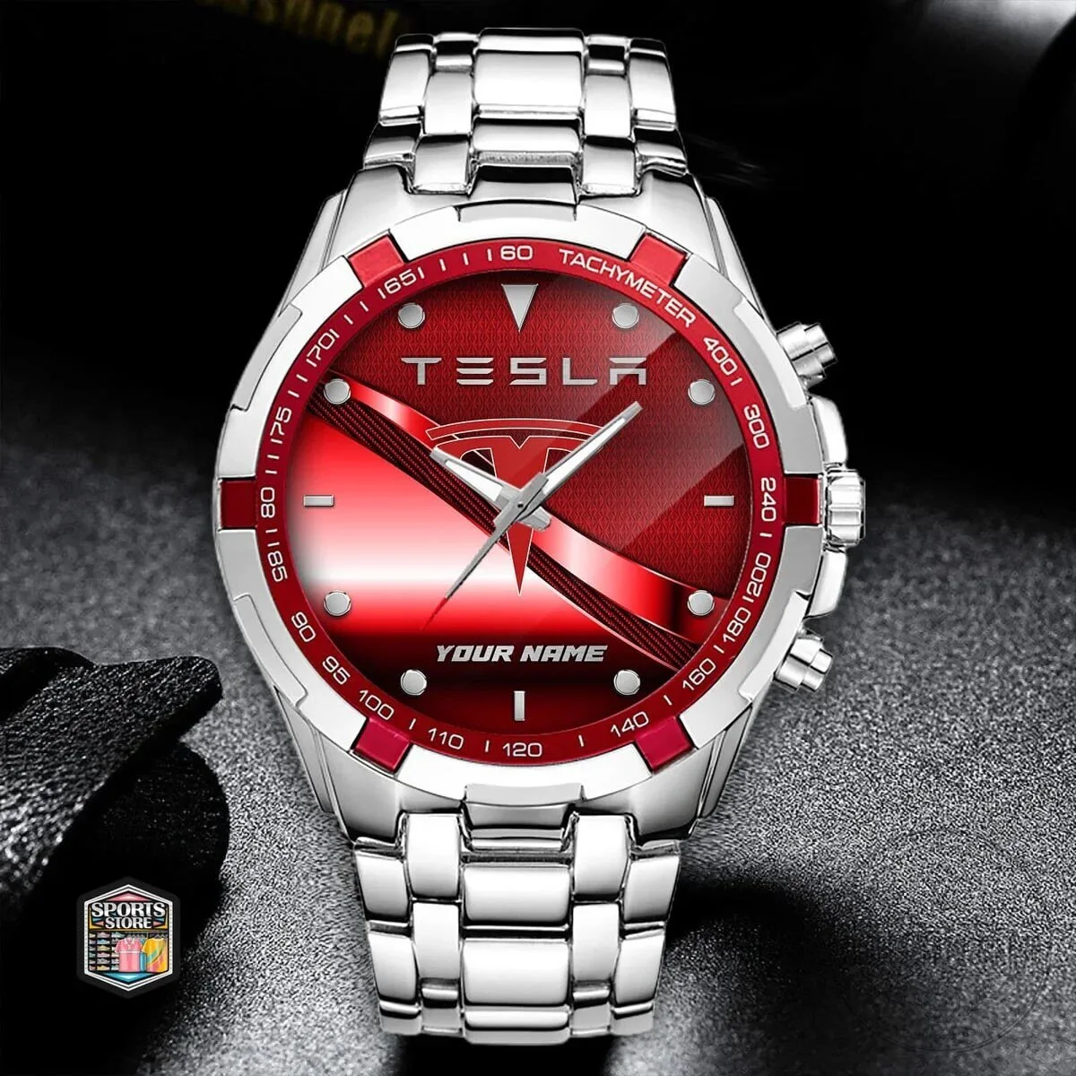 Tesla Custom Name Elegant Fashion Design Watch