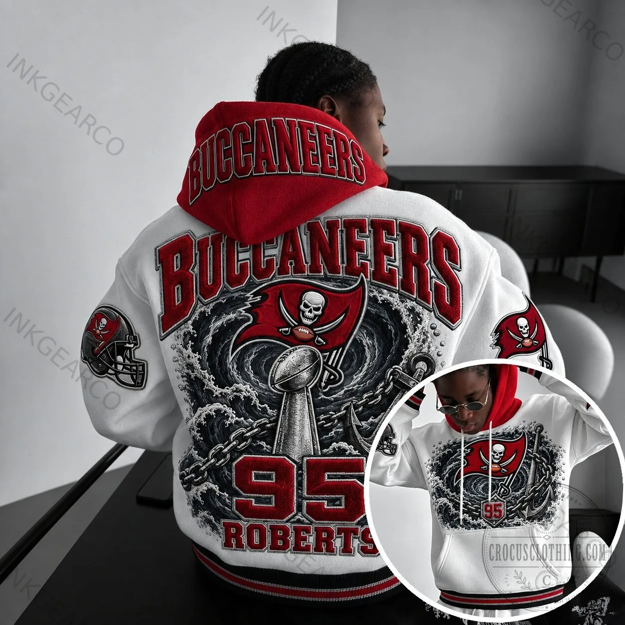 Hoodie Celebrating Tampa Bay Buccaneers Super Bowl Champion Football Team